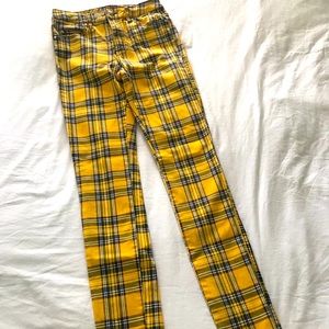 Daang Goodman Tripp NYC  plaid pants. Never worn size 26/3